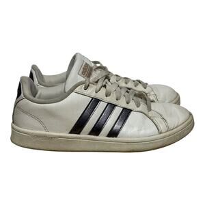 Adidas Cloudfoam Advantage White Black Men’s Size 8 Sneakers DA9524